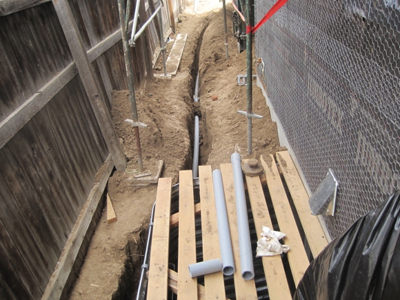 Main Electrical Conduit in March 2011